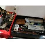 Collection of Fountain Pens, Toys, Coins, Letter Openers & Fishing Awards