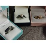 Set of Three Dress Rings