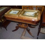 Regency Mahogany Card Table