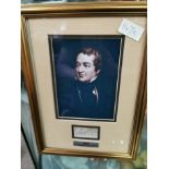 Signed Sir Robert Peel Framed Print
