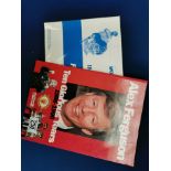 Signed Alex Ferguson & Signed Bobby Robson Books
