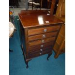 Edwardian music cabinet