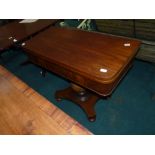 Victorian mahogany tea table