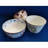 Trio of Royal Crown Derby Imari & Floral Sugar Bowls