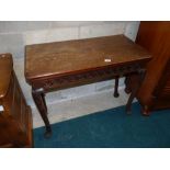 Antique Mahogany games table