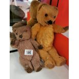 Merrythought Vintage Teddy Bear + One Other