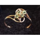 9ct Gold & Peridot Ring