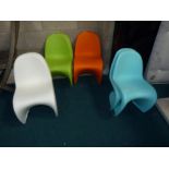 8x Vernier Panton Child's chairs