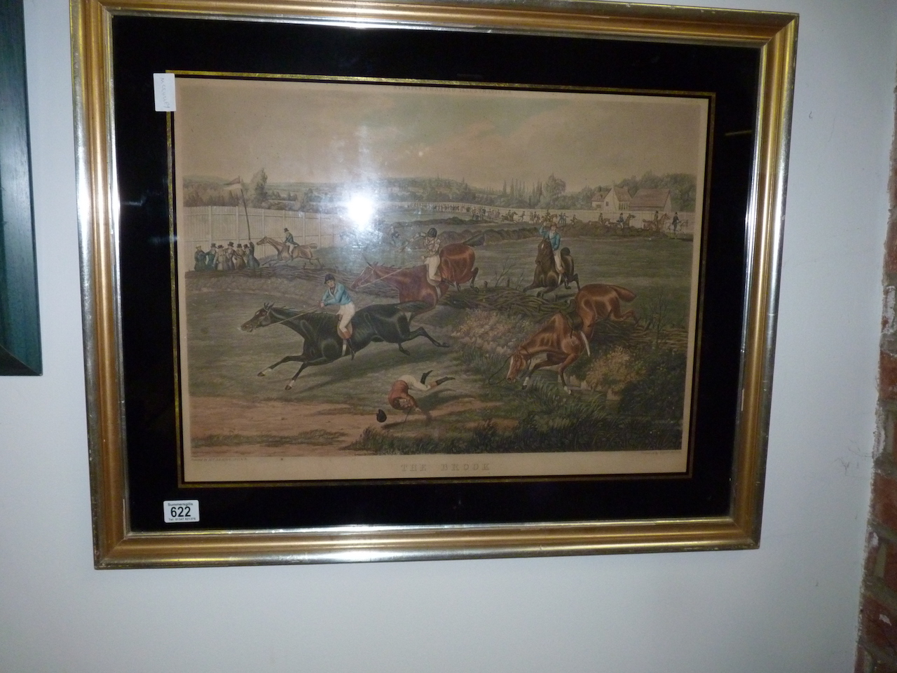 Well-Framed 'The Brook' Grand National Engraving