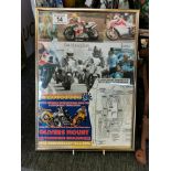 Signed Barry Sheene & Carl Fogarty Motorcycling Memorabilia
