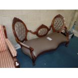 Repro' Mahogany chaise/couch