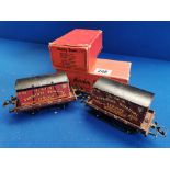 Set of Boxed Hornby Railway Carriages