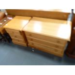 2 x Oak chests