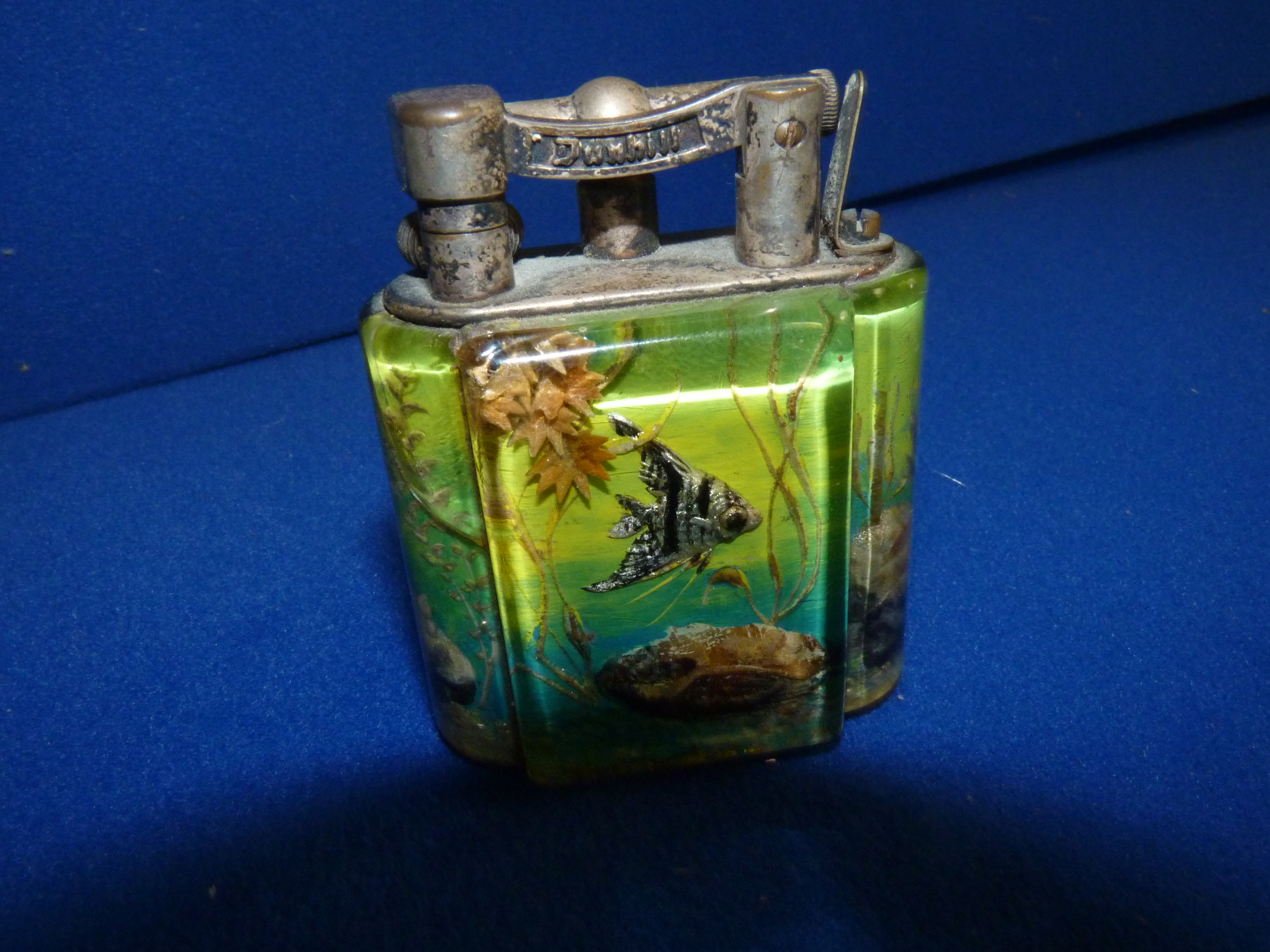 Dunhill Fishtank Table Lighter ( A/f ) - Image 4 of 13