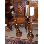 Pair of Large Floor Candlesticks