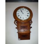 Inlaid Wood Wall Clock