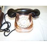 Copper telephone