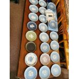 Full Set of Wedgwood Mother Commemorative Jasperware Plates 1972 to 2000
