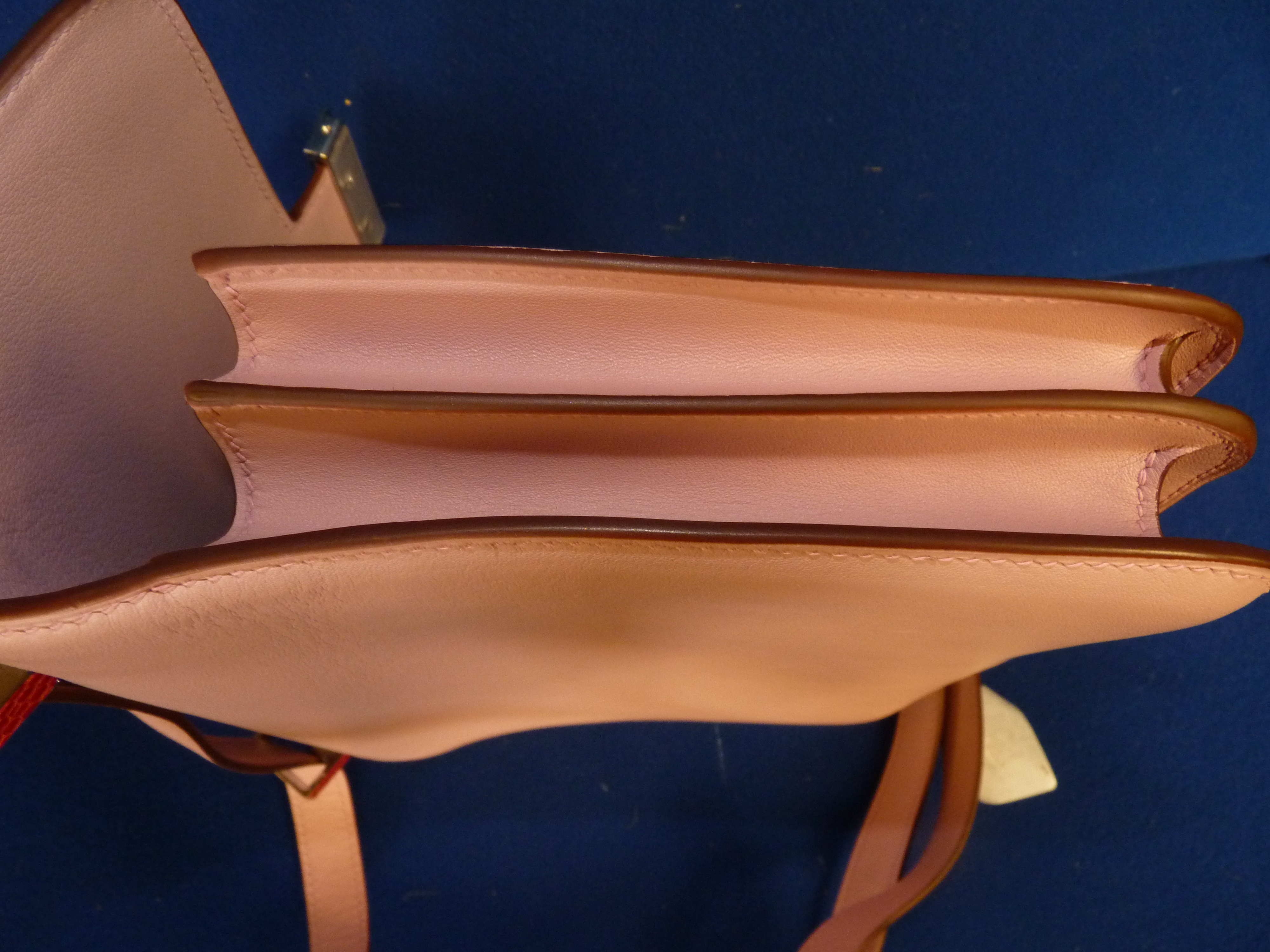 Boxed Hermes Pink Ladies Handbag - Image 7 of 14