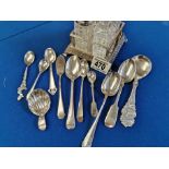 Collection of Silver Spoon & Plated Ware