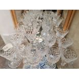 Collection of Waterford & Other Crystal Glasses
