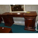 Victorian pedestal sideboard