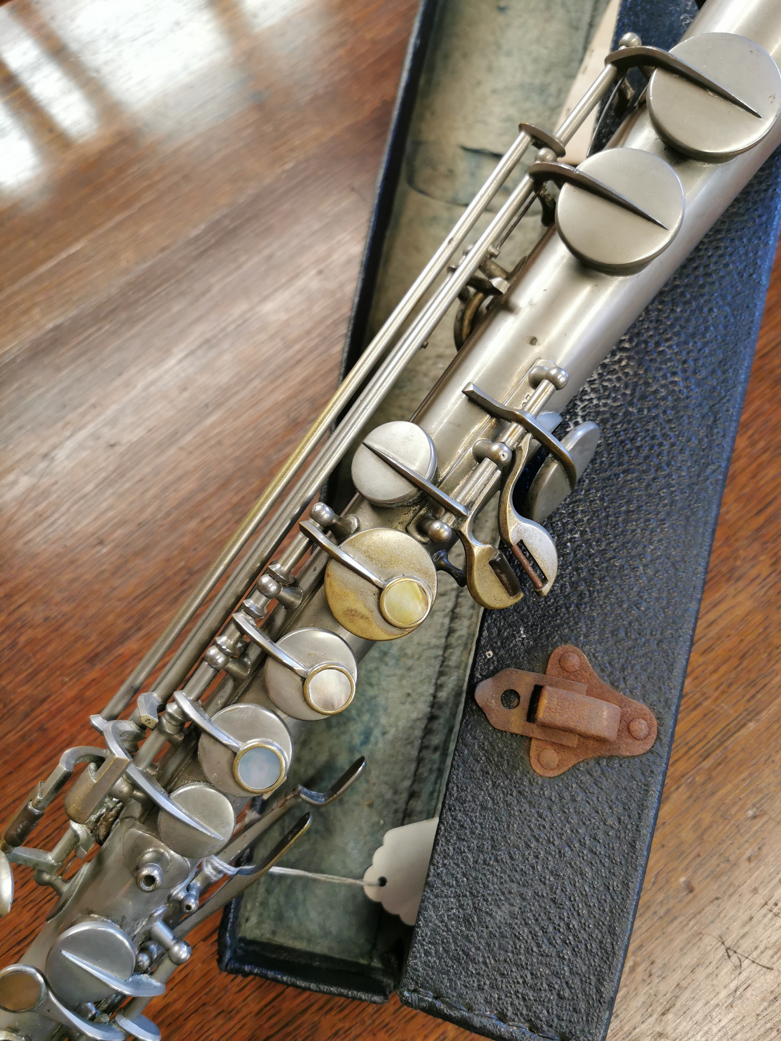 Cased Soprano Saxophone/Horn Musical Instrument - Image 2 of 2