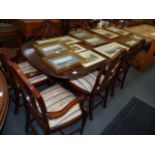 Mahogany dining suite