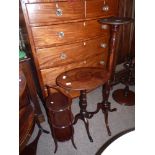 Mahogany Hall Table & Plant Stand