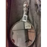 Silver Ladies Hand Mirror