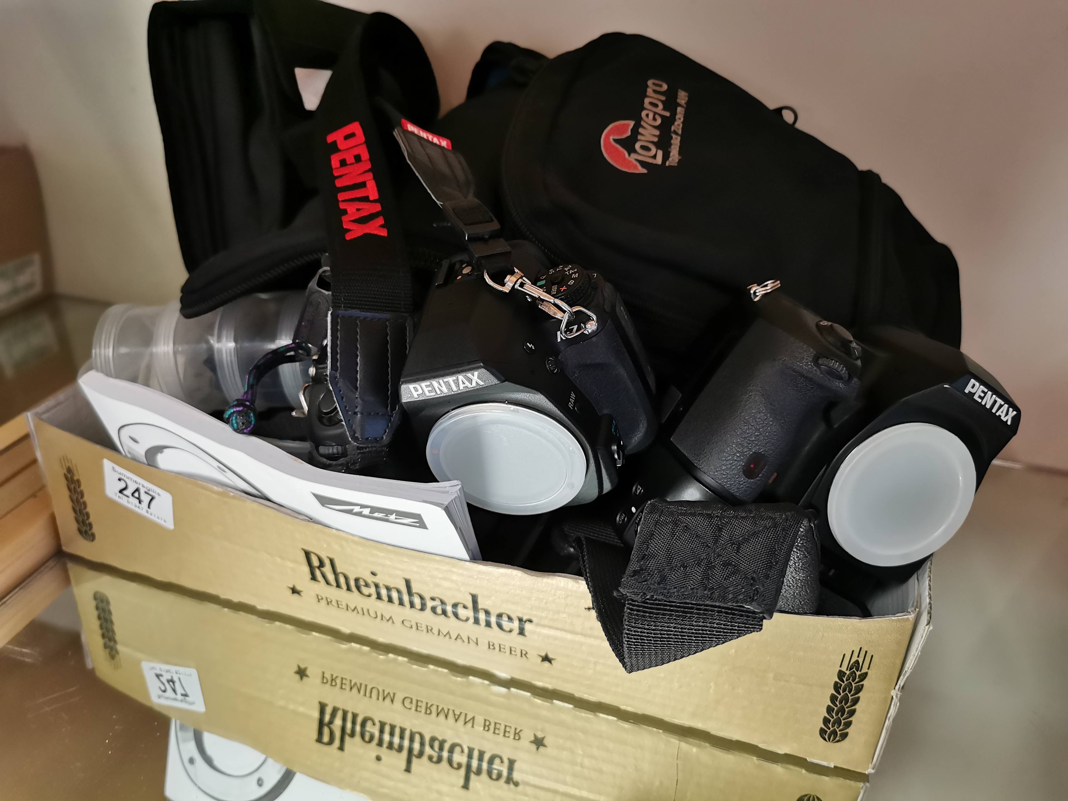 Box of Camera Equipment