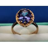 AAA Tanzanite on 9ct Gold Ring