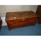 Early oak blanket box