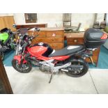 SUZUKI SFV 650 L0 2012 Date of first registration March 2012 In red only 3500 miles KY12 XAS
