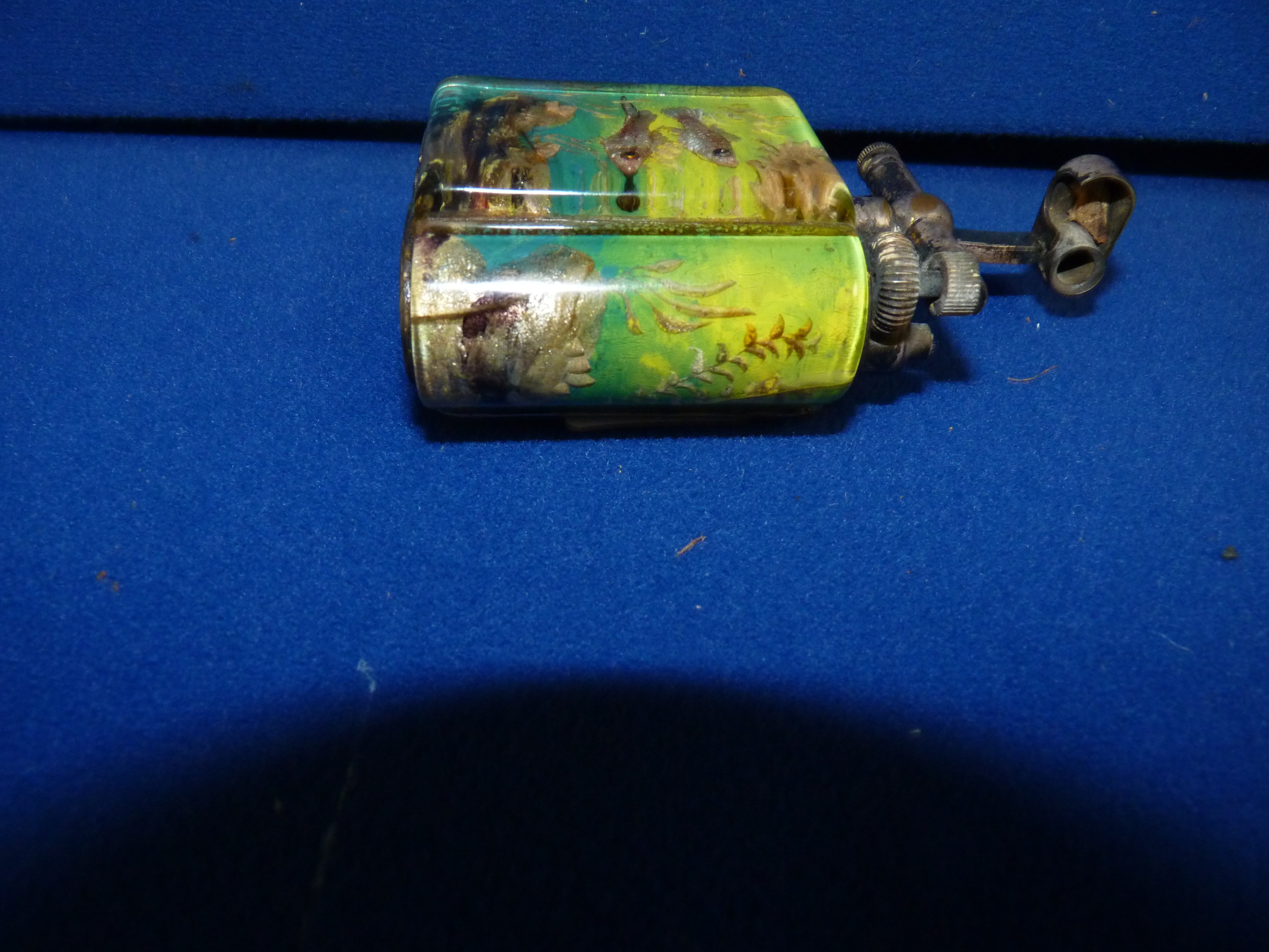 Dunhill Fishtank Table Lighter ( A/f ) - Image 8 of 13