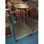 2 x Edwardian chairs