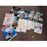 Various Sports Memorabilia inc Open Golf Programmes, Various Cricket & Widnes RUFC