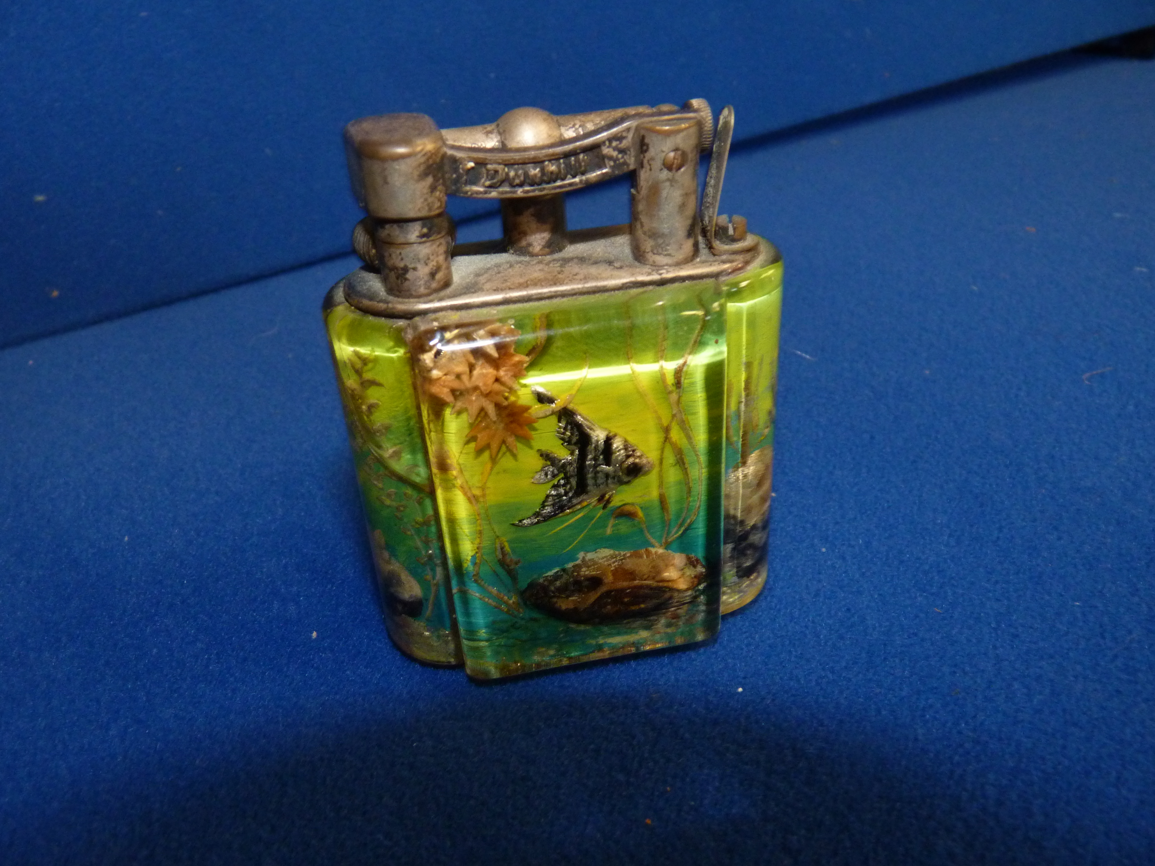 Dunhill Fishtank Table Lighter ( A/f ) - Image 7 of 13