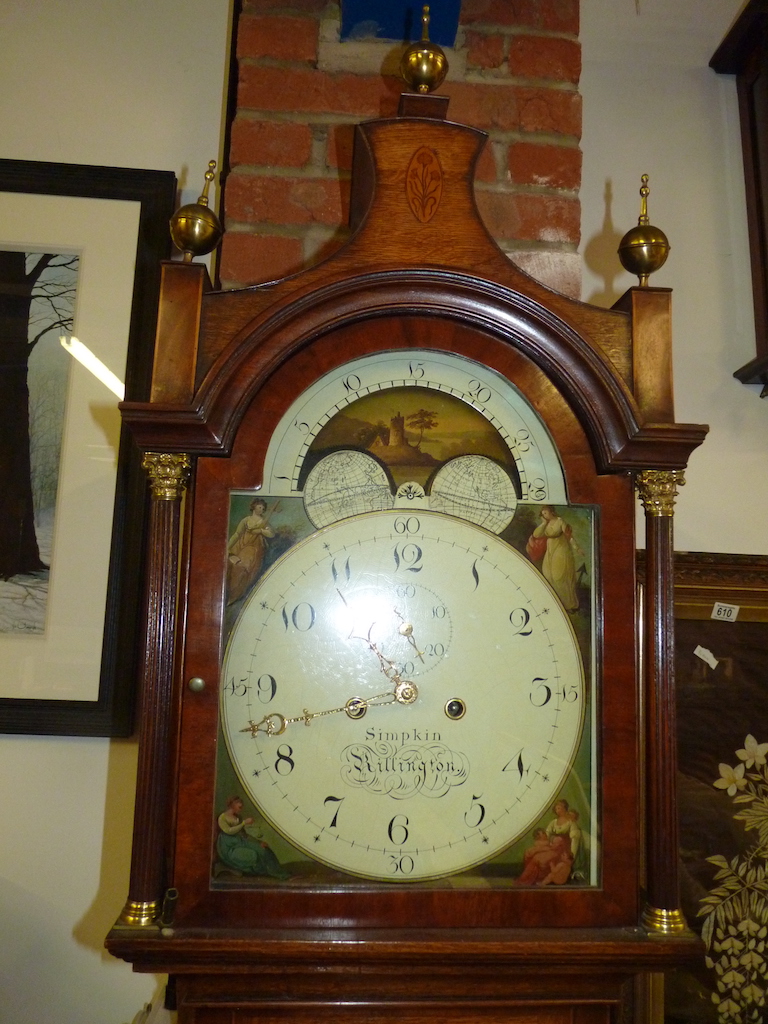 Simpkin of Rillington Victorian Longcase Grandfather Clock