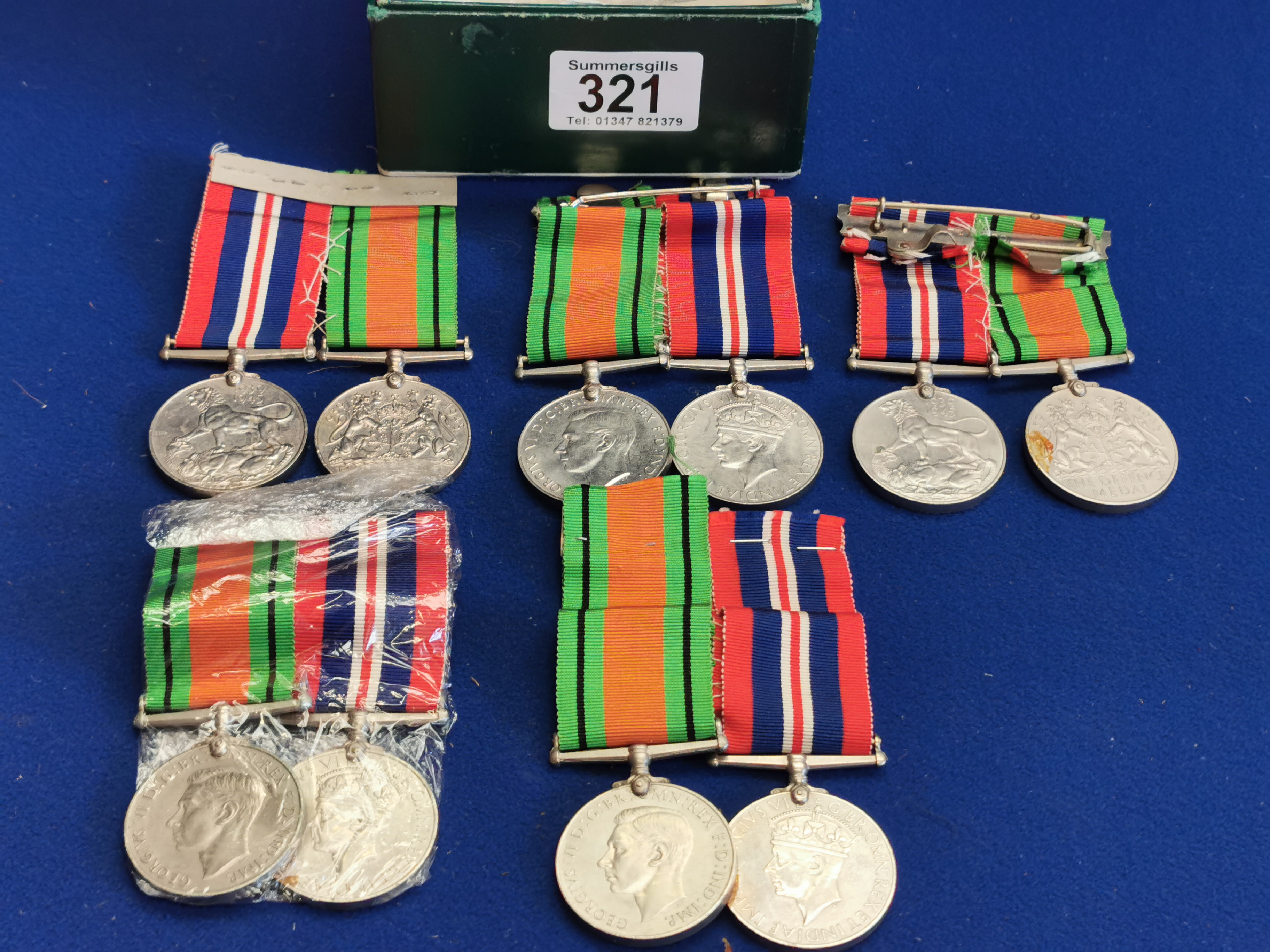Collection of Various WWII Medals