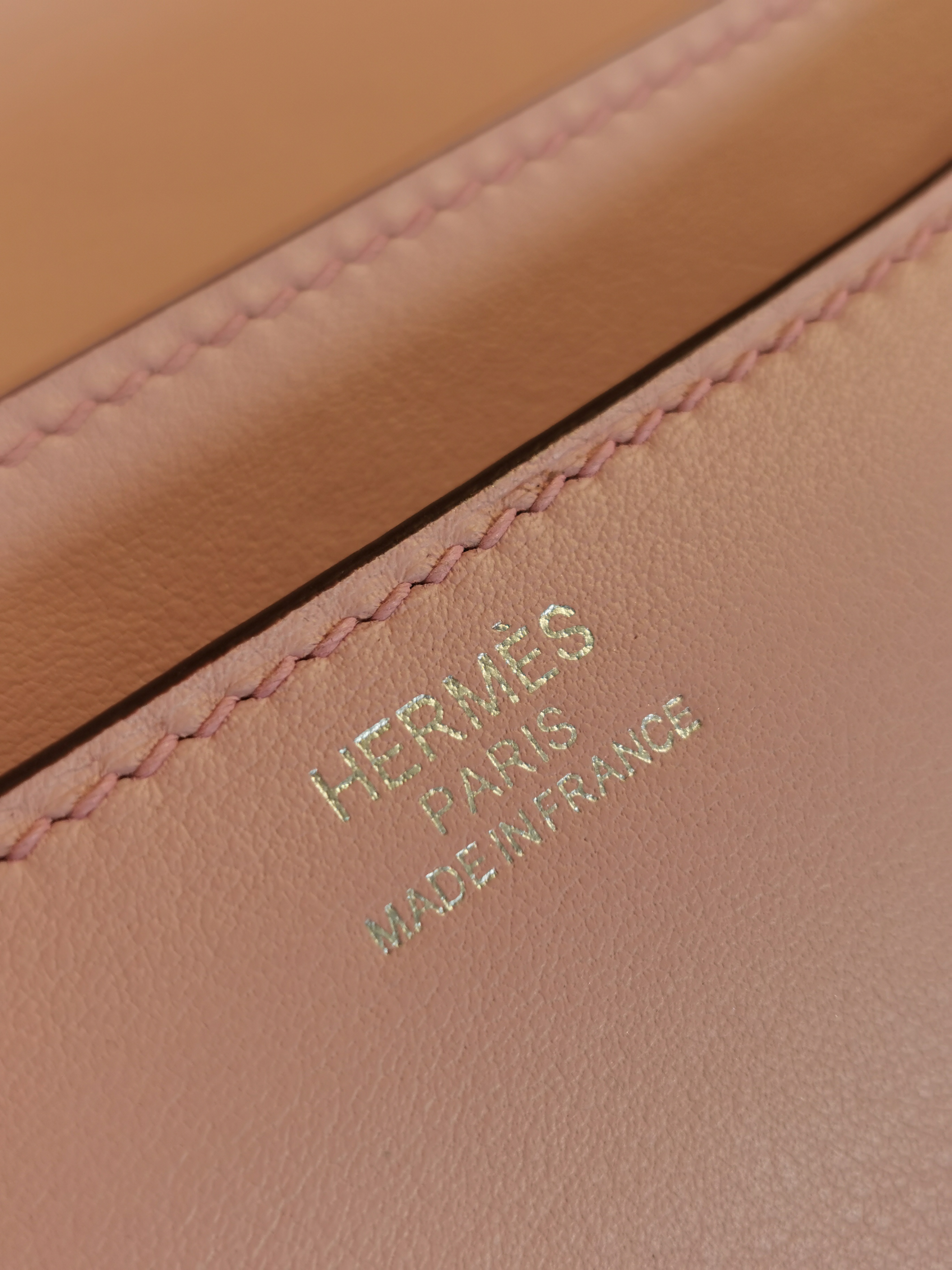 Boxed Hermes Pink Ladies Handbag - Image 14 of 14