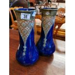 Pair of Royal Doulton Vases - 30cm high