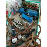 Collection of Vintage Toys, Whistles & Watches