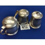 Liberty of London Hammered Pewter Cruet Set