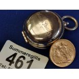 1915 Half Sovereign Gold Coin in Locket