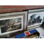 Pair of Vintage Hunting Prints