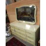 Painted chest / dressing table
