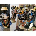 Italian Vintage Drioli Jazz Band Figures/Liquer Bottles