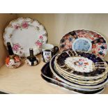 Collection of Various Edwardian/Early 20th Century Imari Ceramic inc Royal Crown Derby + Pinxton