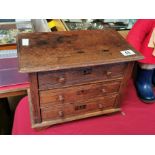Oak Miniature Chest of Drawers
